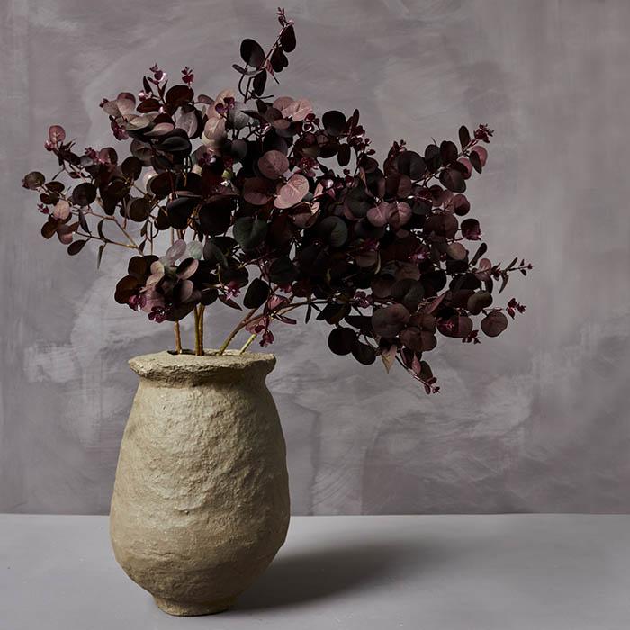 Ceramic Head Vase, Leaves Decor – Abigails