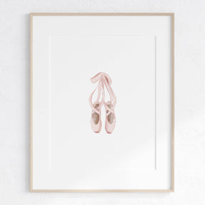 Pink Ballerina Girls Set of 3 Wall Art Prints (unframed): A4