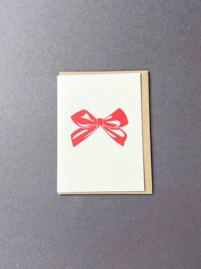 Red Bow Card