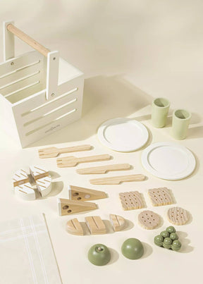 Wooden Picnic Playset and Accessories