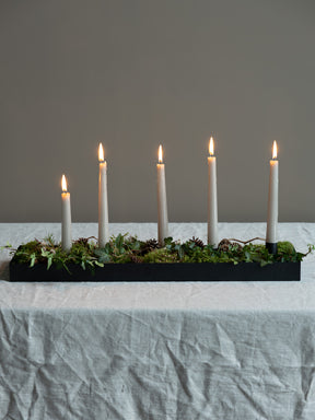 Sund Large Black Candlestick With Magnetic Candle Holders