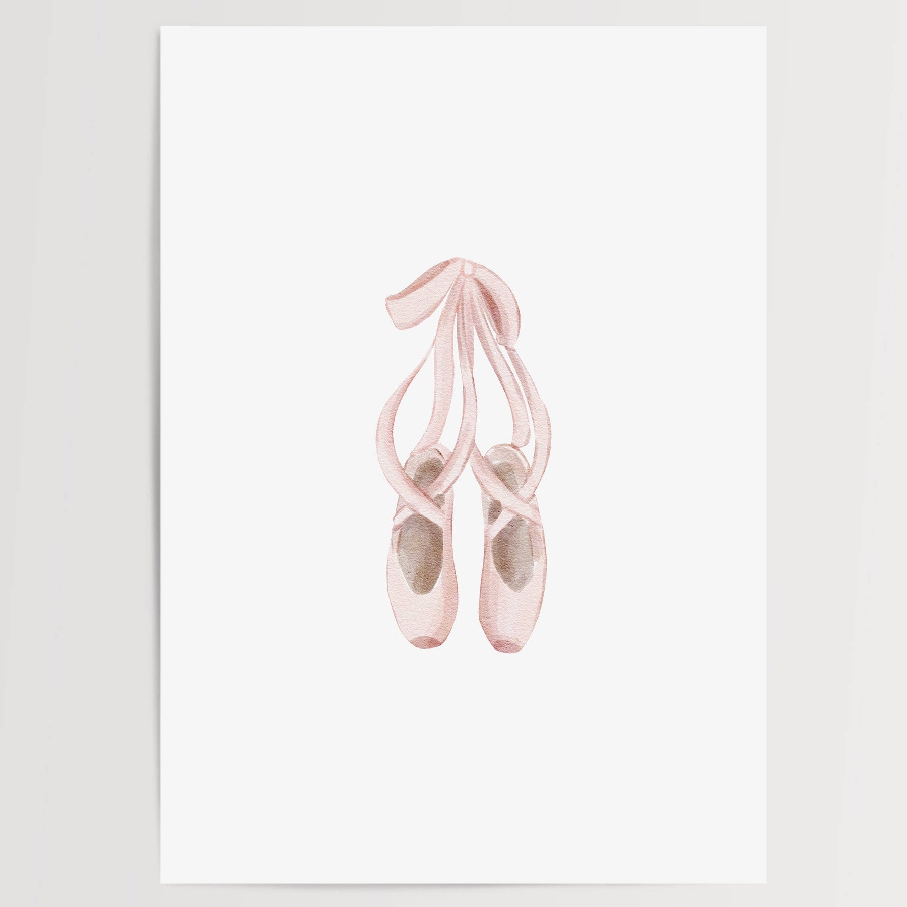 Pink Ballerina Girls Set of 3 Wall Art Prints (unframed): A4