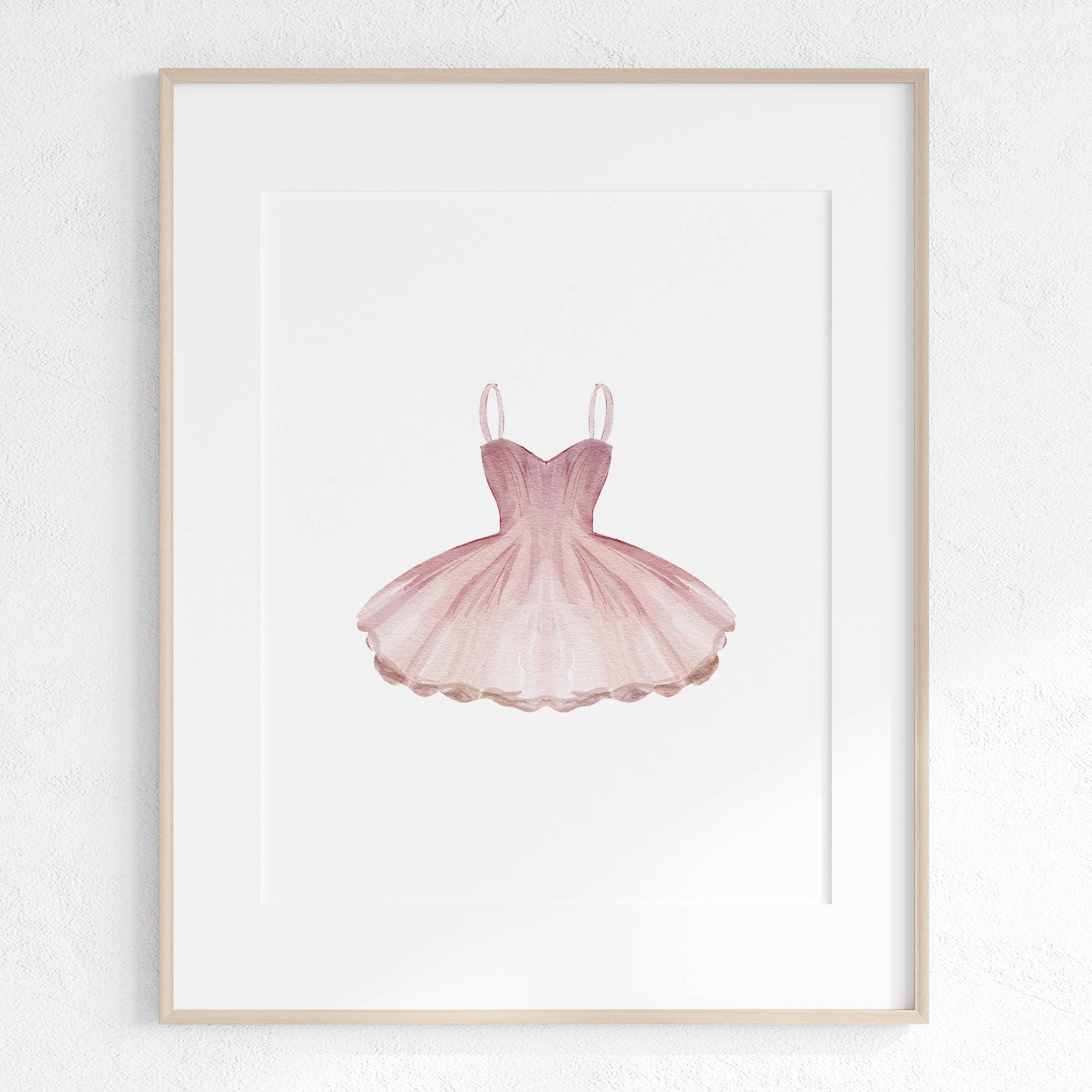 Pink Ballerina Girls Set of 3 Wall Art Prints (unframed): A5