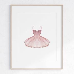 Pink Ballerina Girls Set of 3 Wall Art Prints (unframed): A5