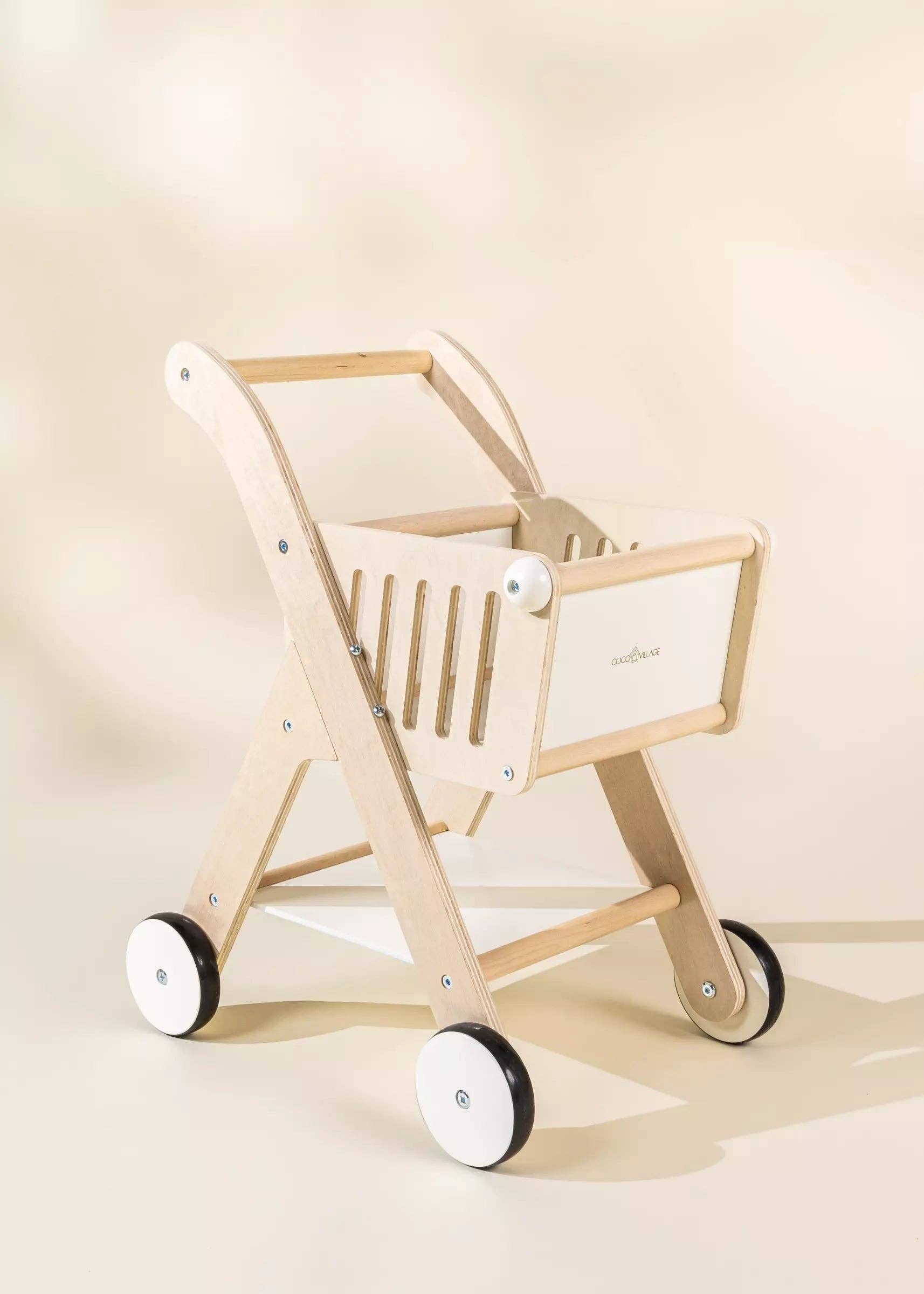 Wooden Shopping Cart - Foam