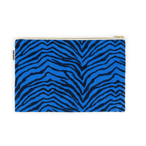 LILI FLAT POUCH ZEBROU GREEK BLUE