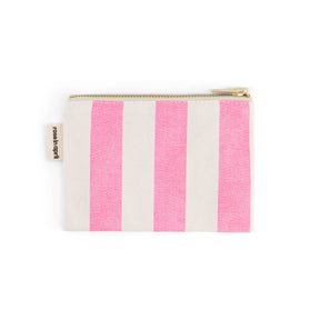 MARIE PURSE STRIPES NEON PINK