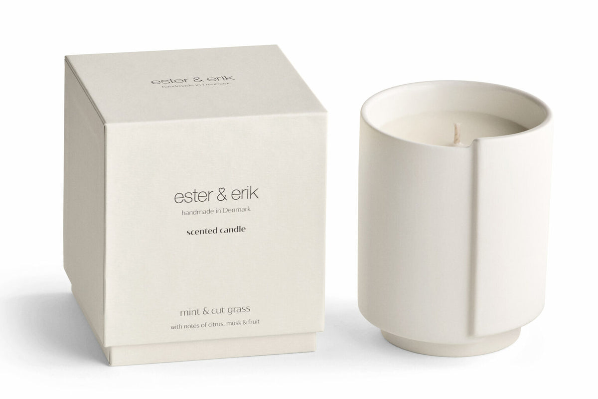 Scented Candle Mint and Cut Grass