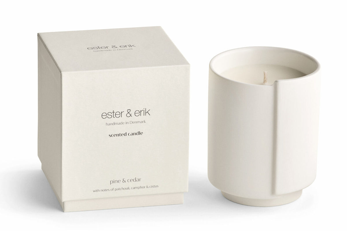 Scented Candle Pine and Cedar