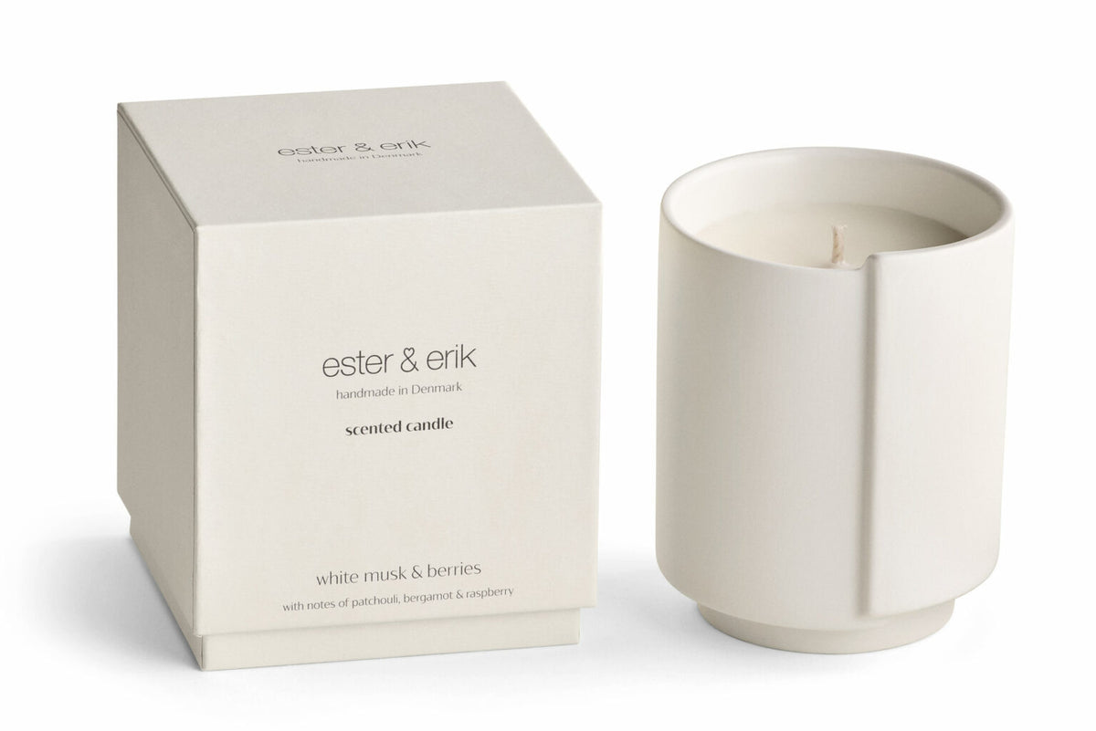 Scented Candle White Musk and Berries