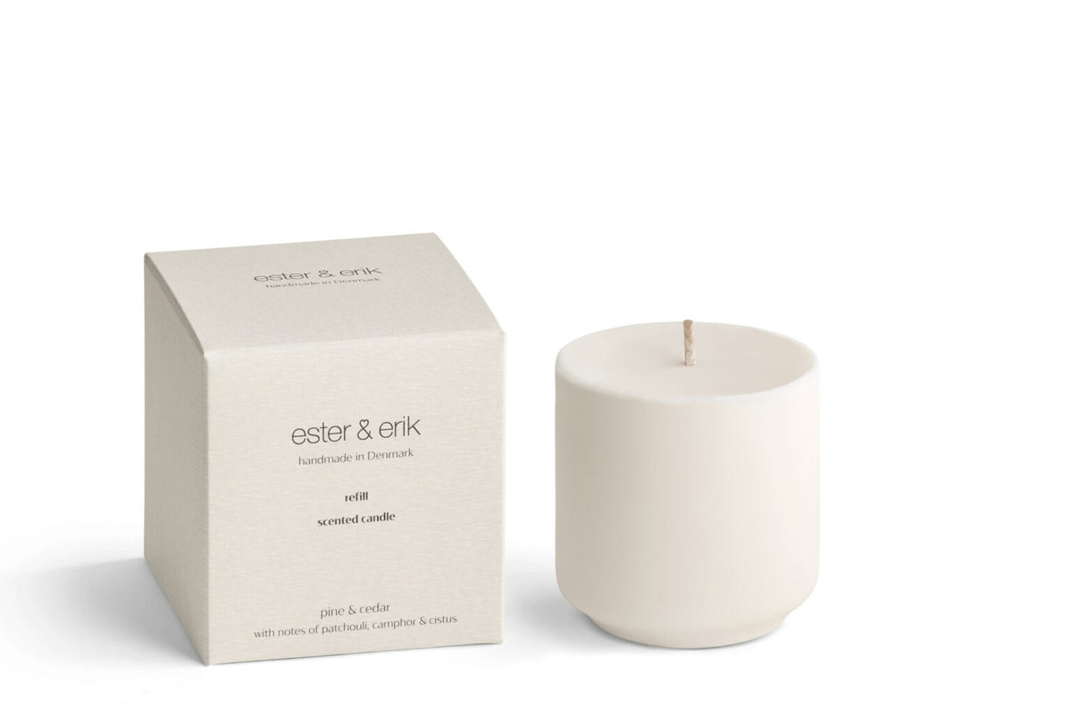 Refill Scented Candle Pine and Cedar
