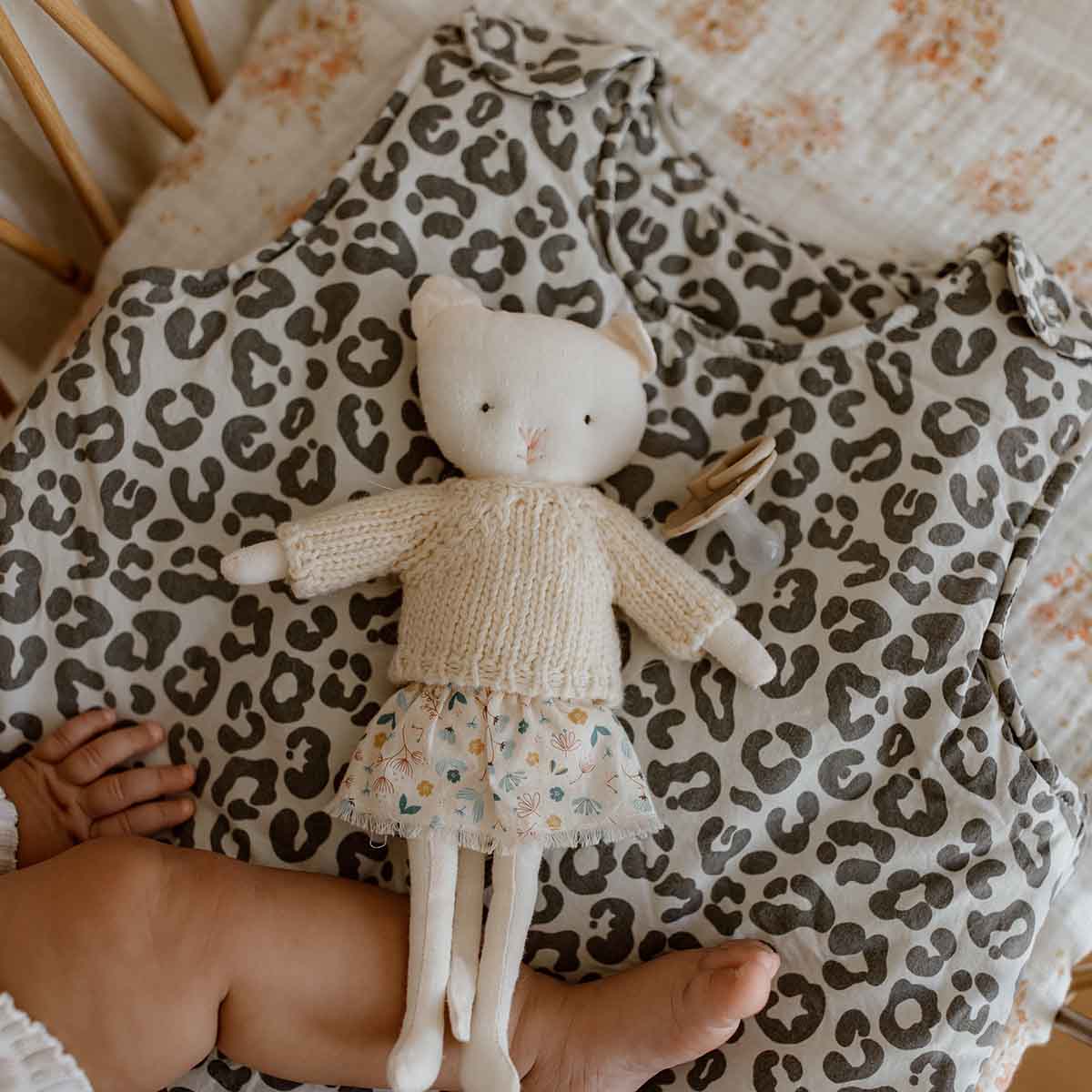 SARAH BABY SLEEPING BAG - GRAOU GREIGE: GRAOU