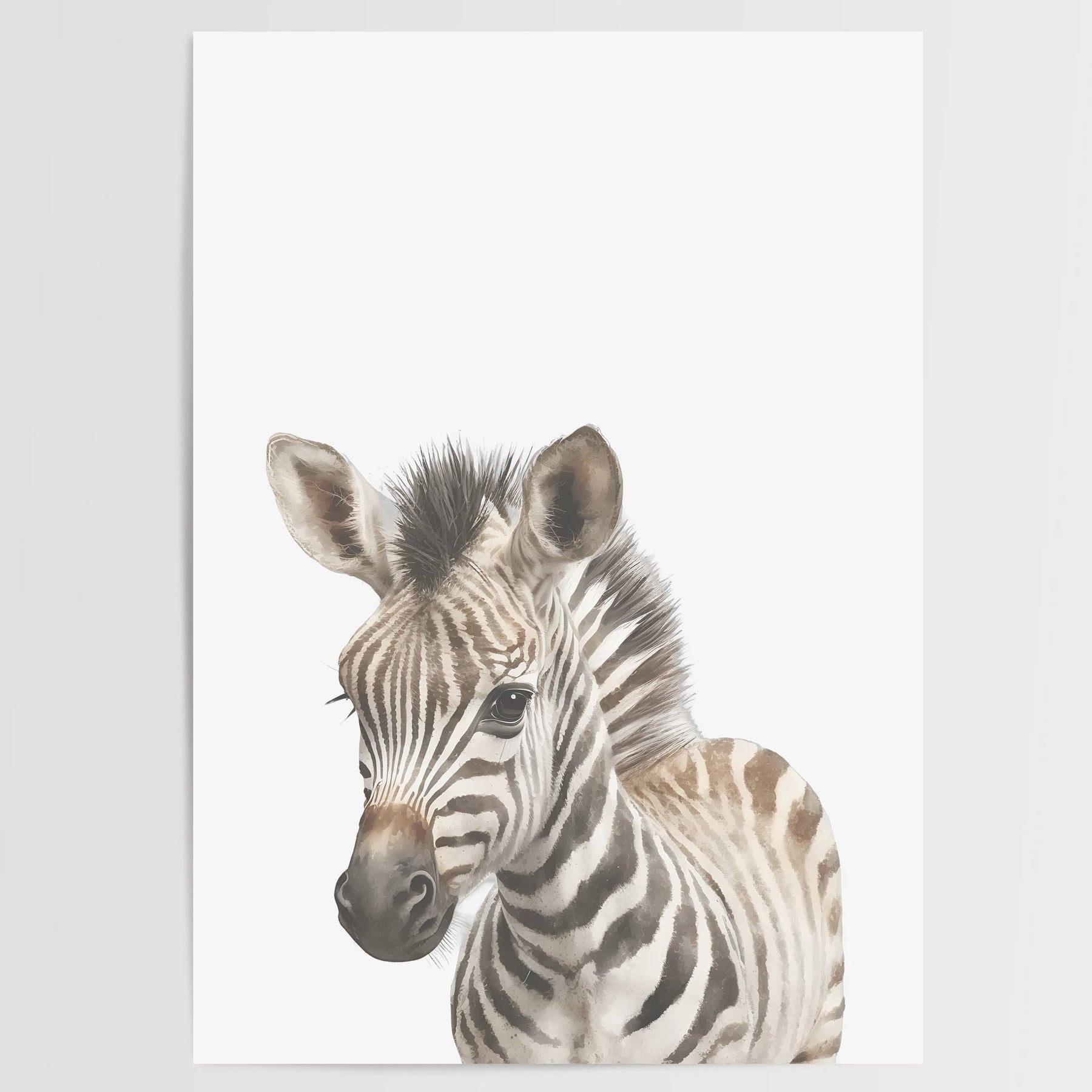 Baby Safari Animals Set of 3 Wall Art Prints (unframed): A4