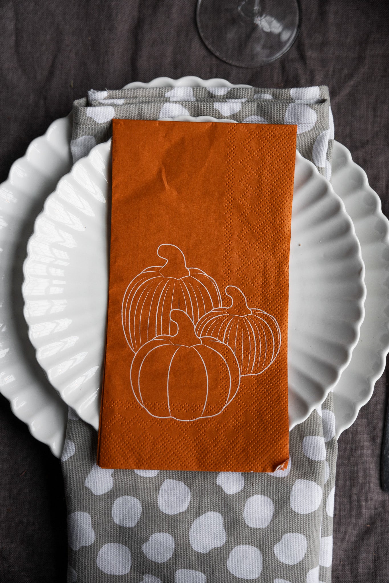 Pumpor Orange Napkin