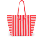 ELISA TOTE BAG STRIPES TOMATO / CANDY PINK