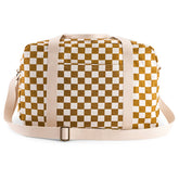 RAPHAEL DIAPER BAG - WEEKEND BAG CHECKERBOARD: Caramel / Checkerboard