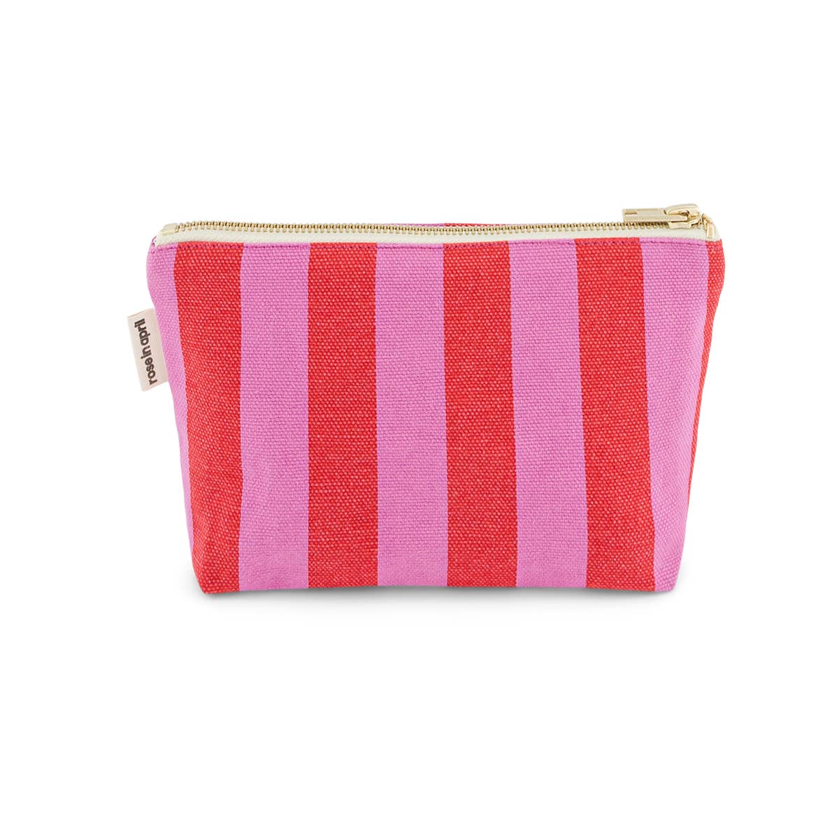 POUCH SOFIA STRIPES ORCHID / TOMATO