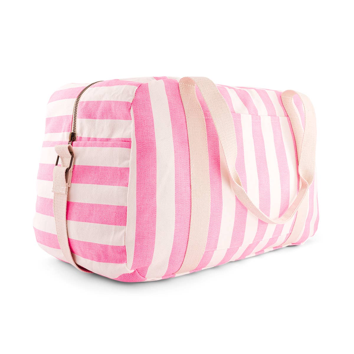 RAPHAEL DIAPER BAG - WEEKEND BAG STRIPES NEON PINK