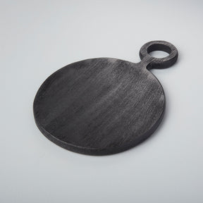 Arendal Black Mango Wood Round Board Small