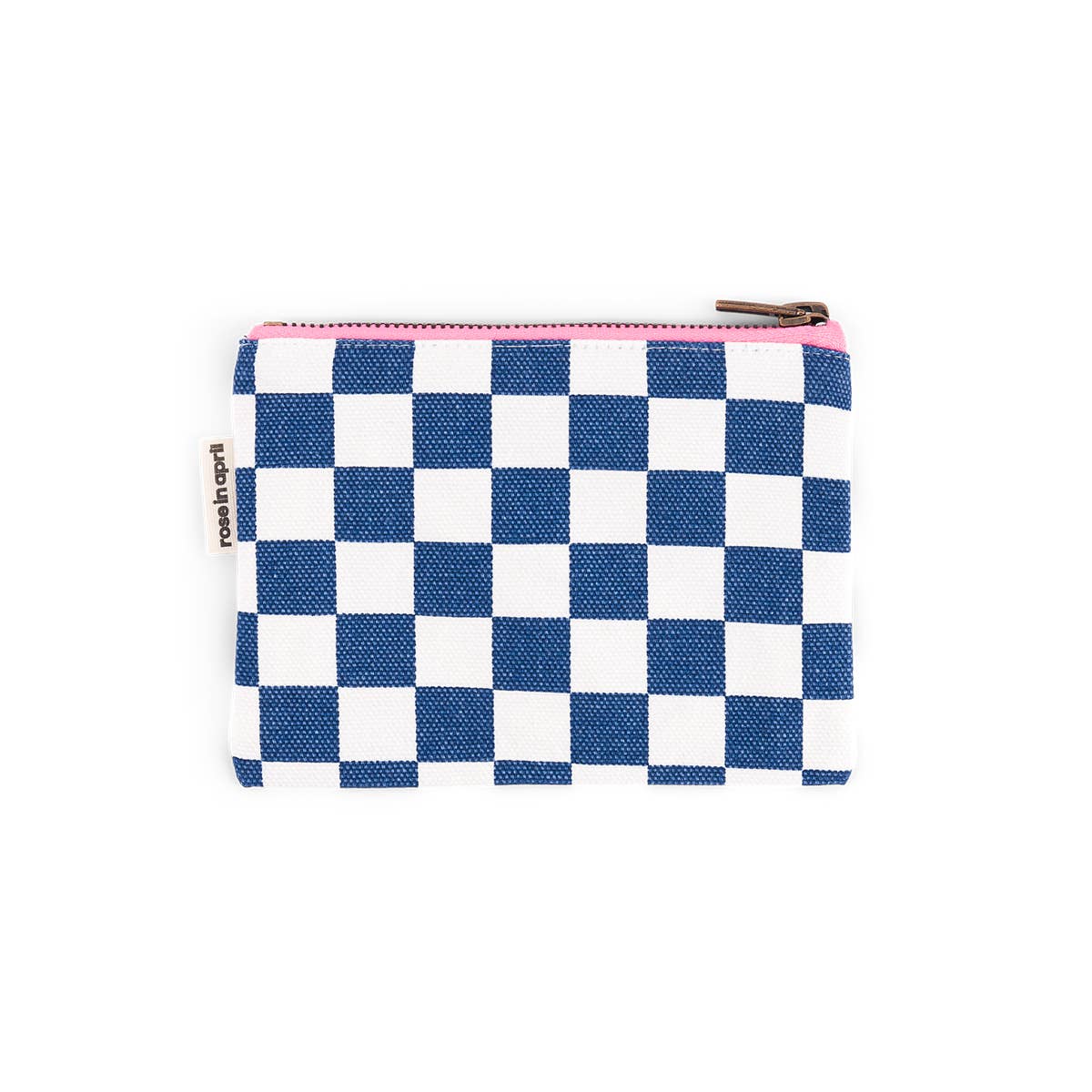 MARIE PURSE CHECKERBOARD ECRU / BLUE NAVY