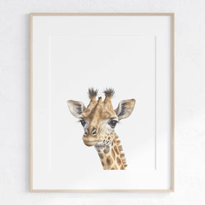 Baby Safari Animals Set of 3 Wall Art Prints (unframed): A4