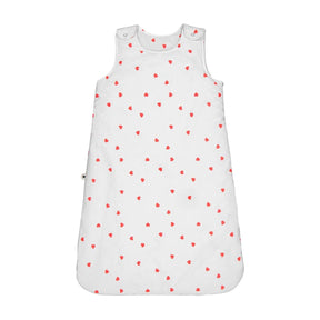 SARAH BABY SLEEPING BAG - HEART RED: RUDDY / CORE