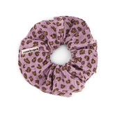 SCRUNCHIE MINI LEOPARD LILAC