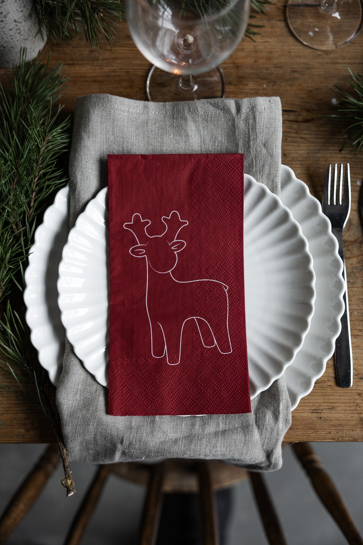 Sten Red Napkin