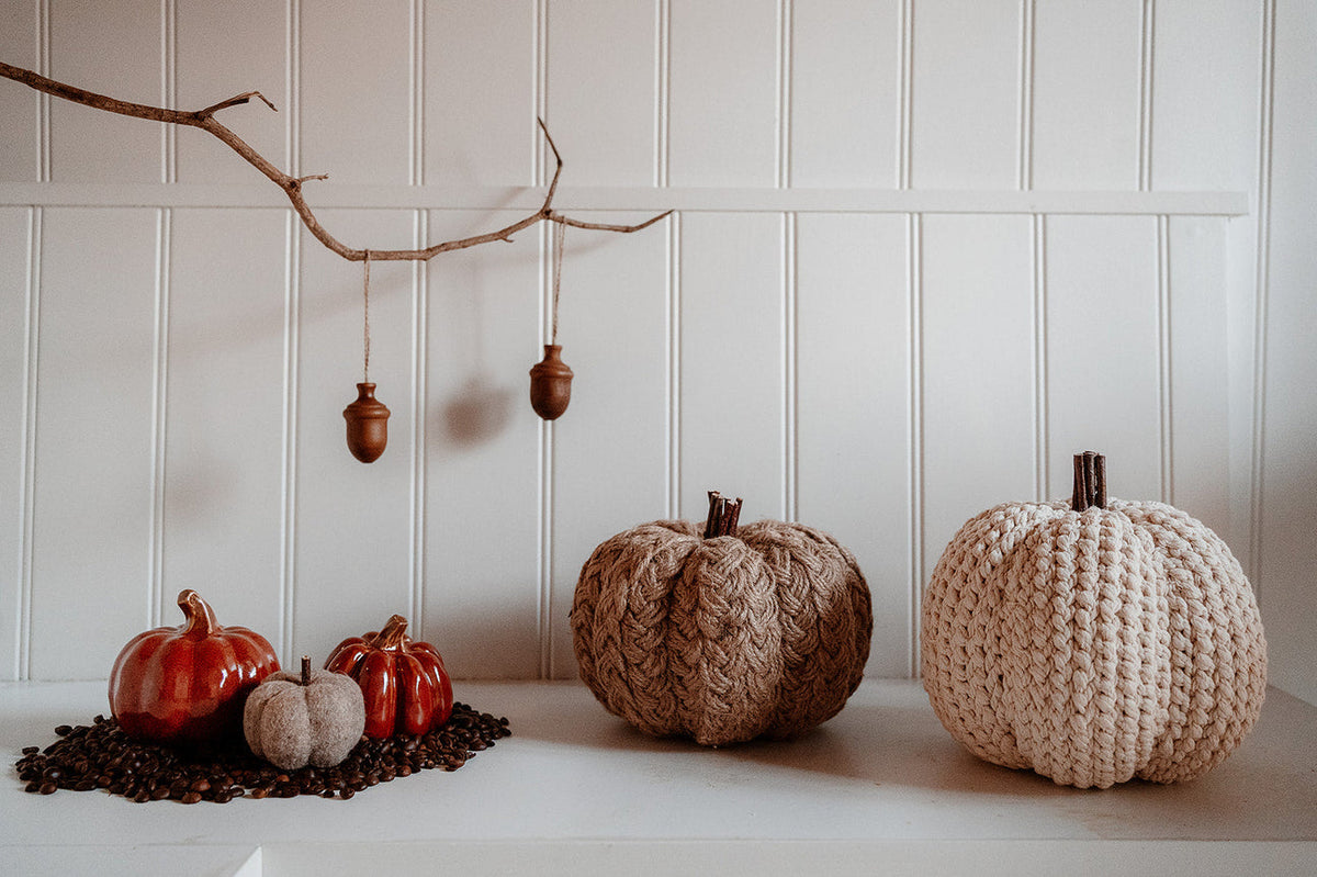 Brown Plait Pumpkin