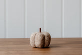 Dark Brown Felt Pumpkin