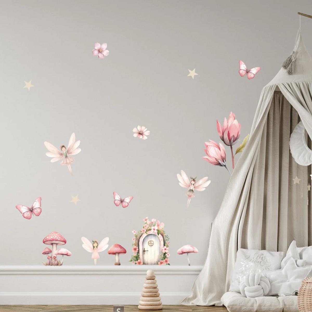 Fairy Land A4 Wall Art Sticker Pack