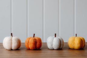 Felt Pumpkins Set of 4