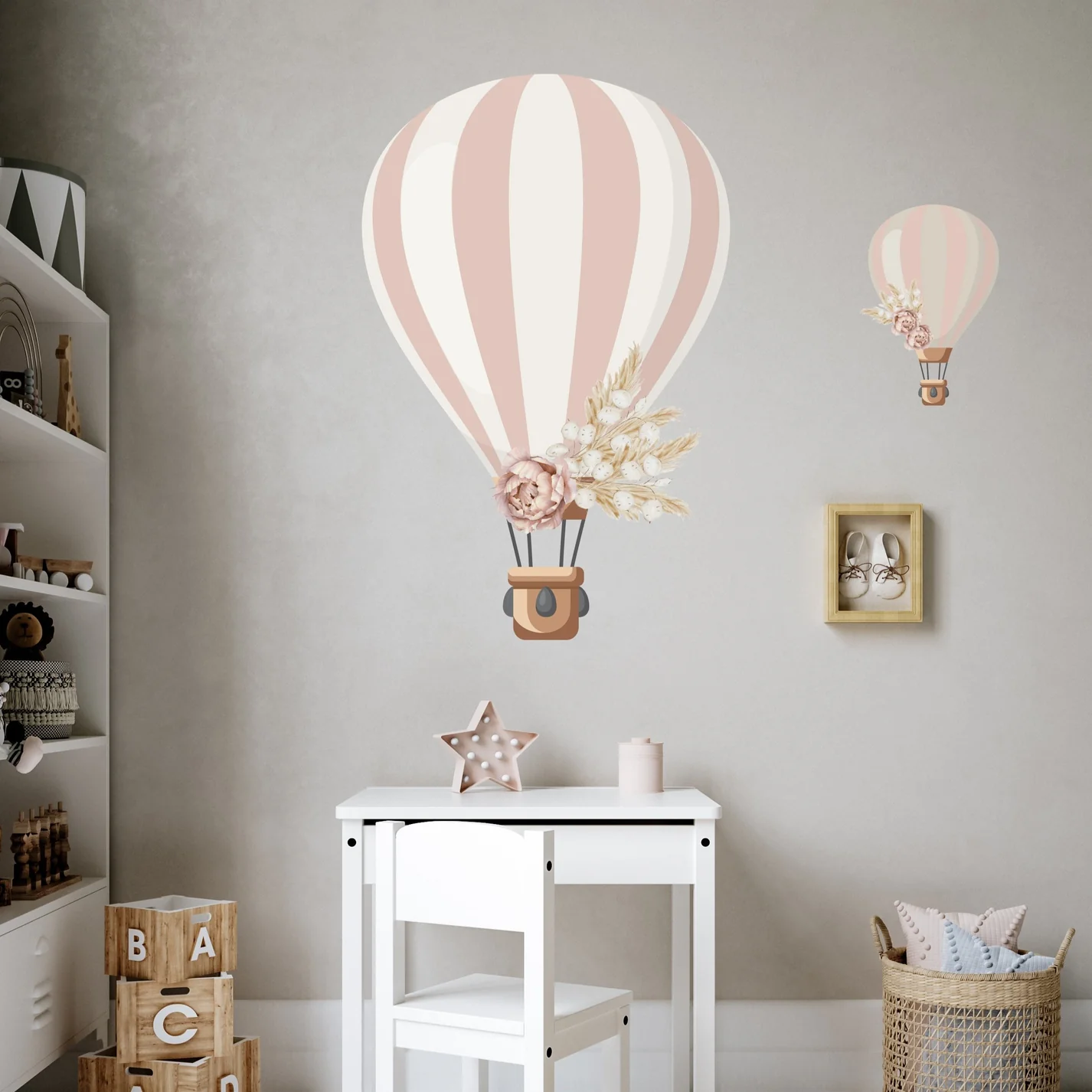 Large Floral Balloon Wall Art