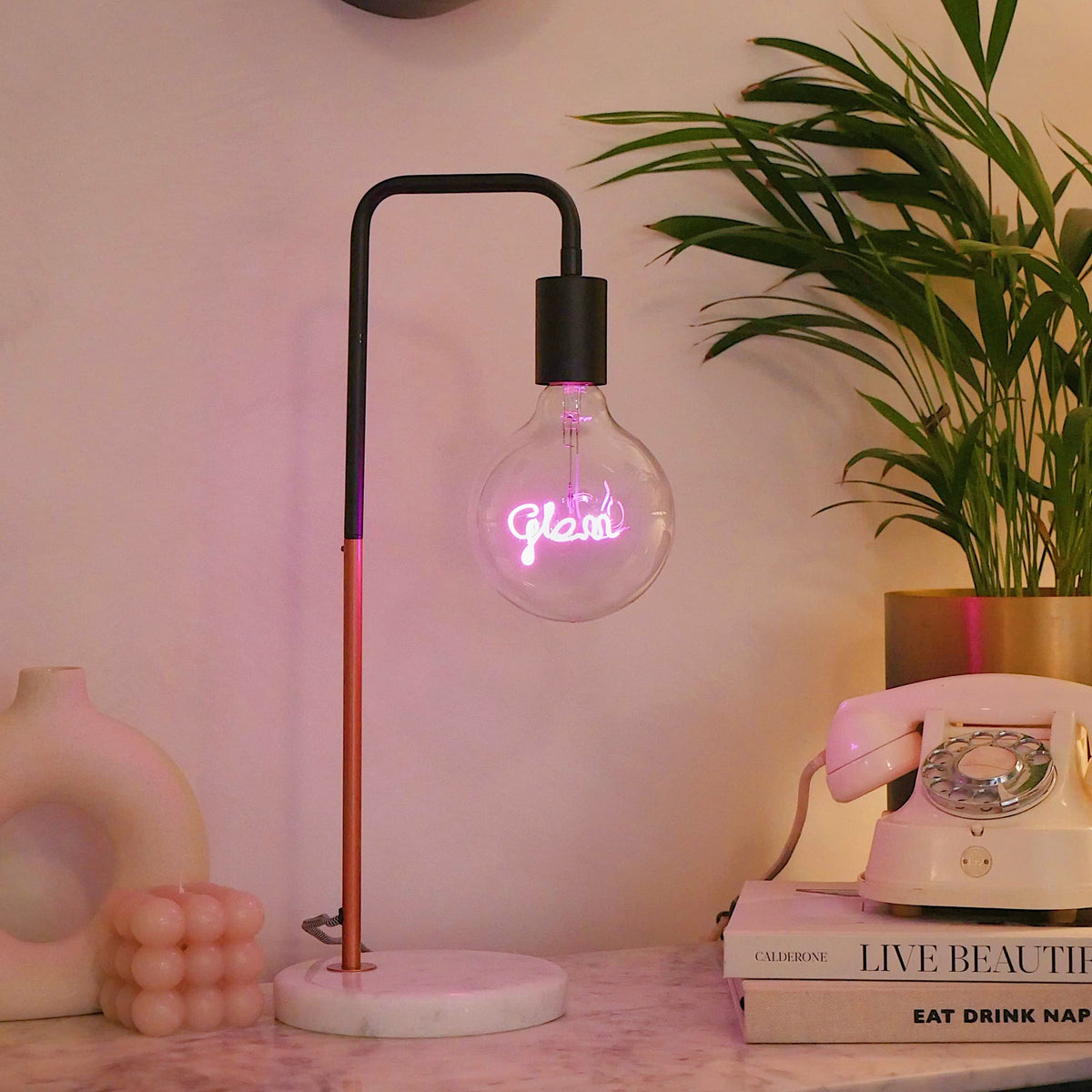 Pink Glam Bulb Screw Up
