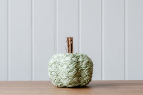 Green Paper Plait Pumpkin