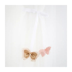 Butterfly Dreams Canopy White Multi Gold Crown