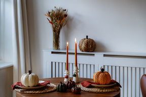 Small Cream Paper Pumpkin