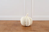 Cream Rope Pumpkin Small