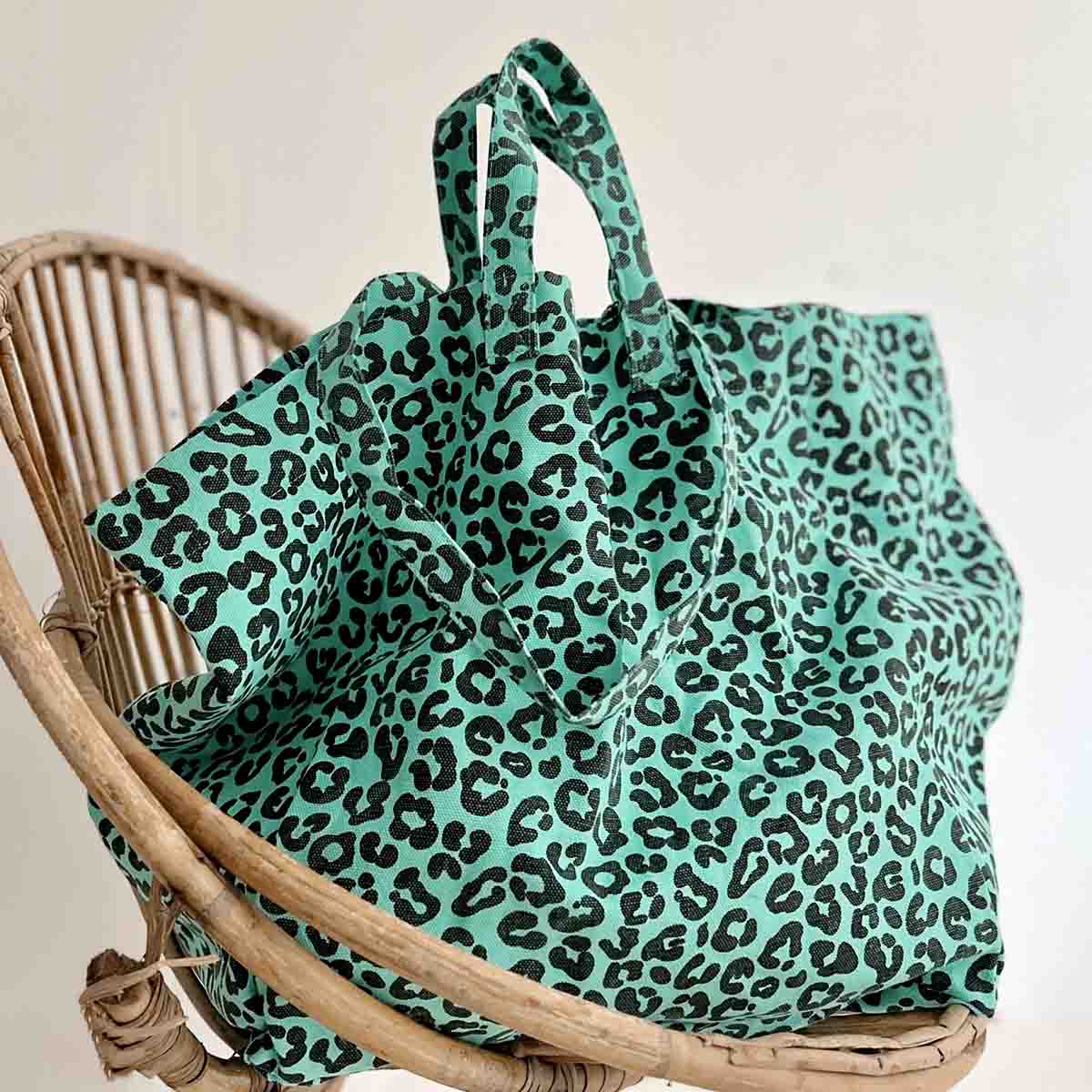 ELISA TOTE BAG GRAOU GREEN