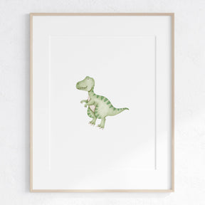 Watercolour Dinosaurs Set of 3 Prints (unframed): A4