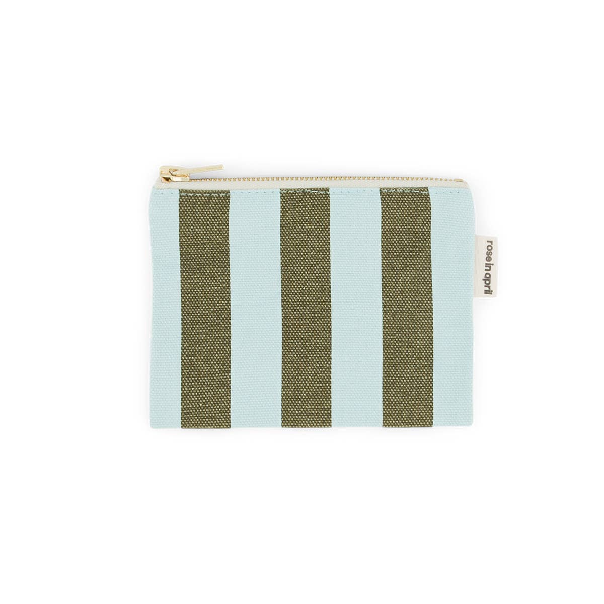 MARIE PURSE STRIPES AQUA / OLIVE