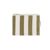 MARIE PURSE STRIPES OLIVE / GREIGE