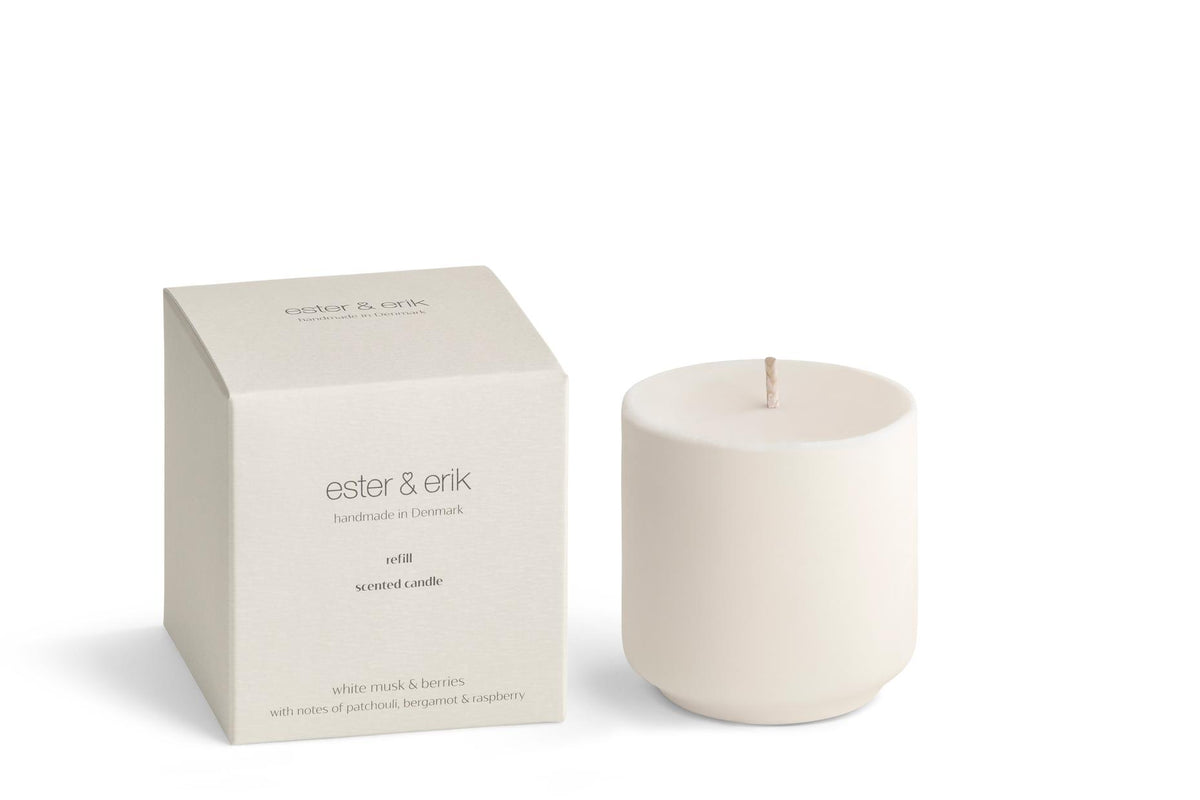 Refill Scented Candle White Musk and Berries