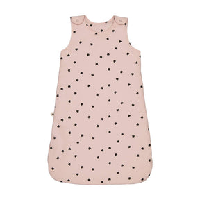 SARAH BABY SLEEPING BAG - HEART PINK: ROSE / CORE