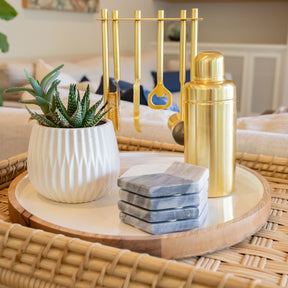 Be Home Matte Gold Cocktail Shaker